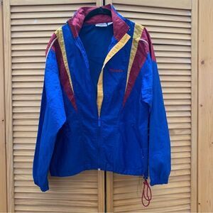 Vintage Reebok Full Zip Windbreaker Size Small